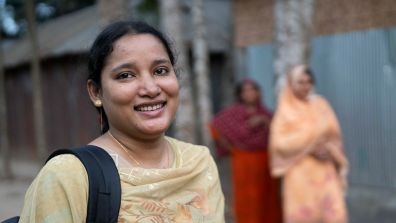 Female farmer in Bangladesh